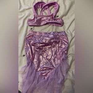 Baby girls 2 piece mermaid swimsuit